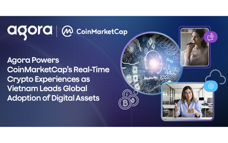 Agora thúc đẩy trải nghiệm tiền mã hóa thời gian thực trên CoinMarketCap