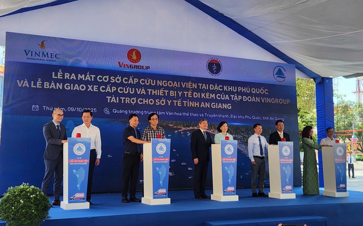 Ra mắt cơ sở cấp cứu ngoại viện chuẩn quốc tế tại Phú Quốc