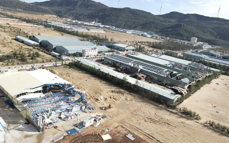 Khẩn trương khôi phục hạ tầng Khu kinh tế Nhơn Hội sau bão Kalmaegi