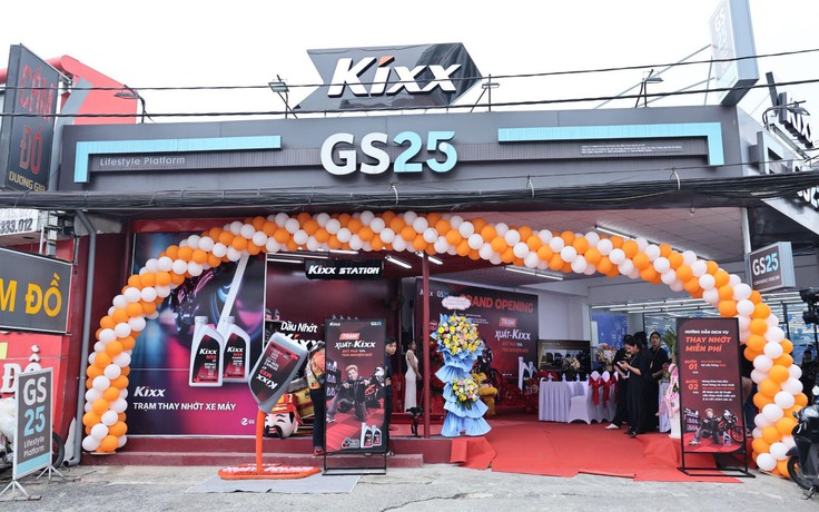Kixx hợp tác GS25 mở điểm bán và thay nhớt xe máy dành cho khách bận rộn
