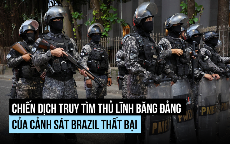 Chiến dịch sắt máu đánh băng đảng của cảnh sát Brazil thất bại