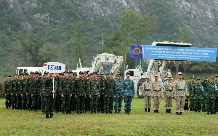 Quân đội Việt Nam và Ấn Độ diễn tập gìn giữ hòa bình Liên Hiệp Quốc