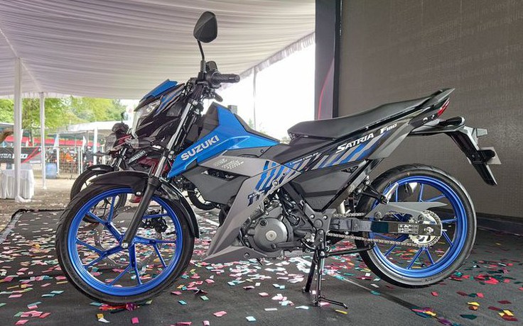 Xe côn tay Suzuki Satria 2026 sản xuất tại Indonesia sẽ xuất sang Việt Nam