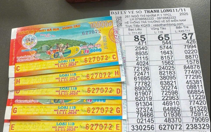 Trúng độc đắc 10 tỉ xổ số miền Nam, khách Đồng Tháp mừng rỡ nhận chuyển khoản