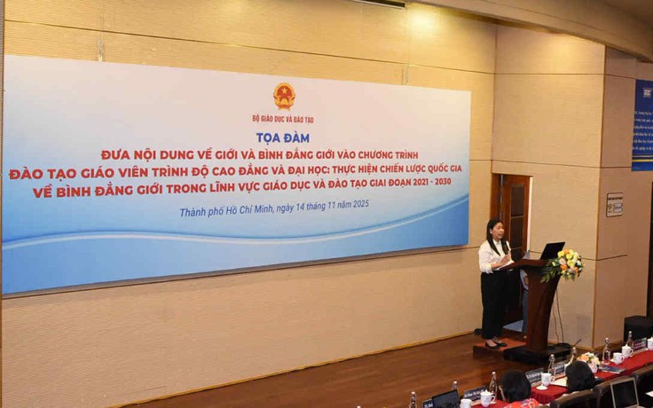 Sinh viên sư phạm sẽ được học về giới và bình đẳng giới