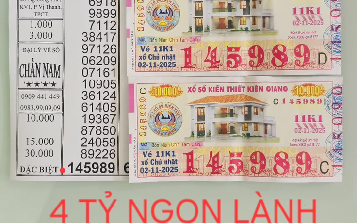 Đang bàn chuyện trúng số, khách sực nhớ 2 tờ chưa dò: Tức tốc tới đại lý