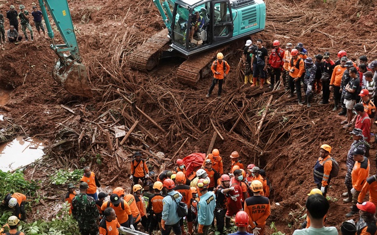 Lở đất ở Indonesia, nhiều người thiệt mạng