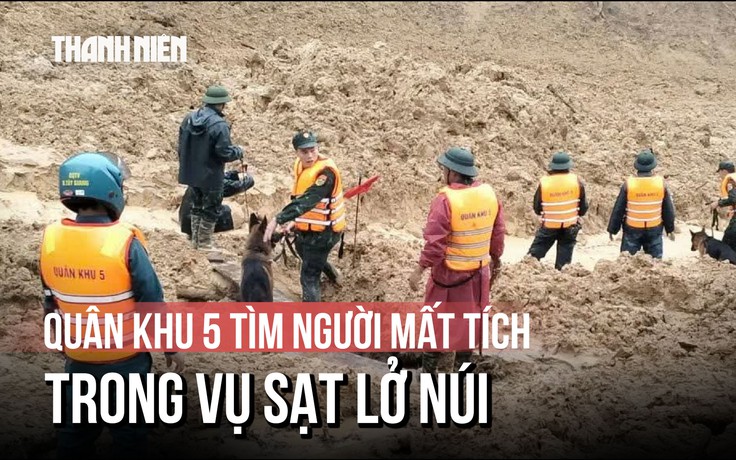 Đà Nẵng: Chạy đua với mưa lớn, tìm kiếm nạn nhân sạt lở
