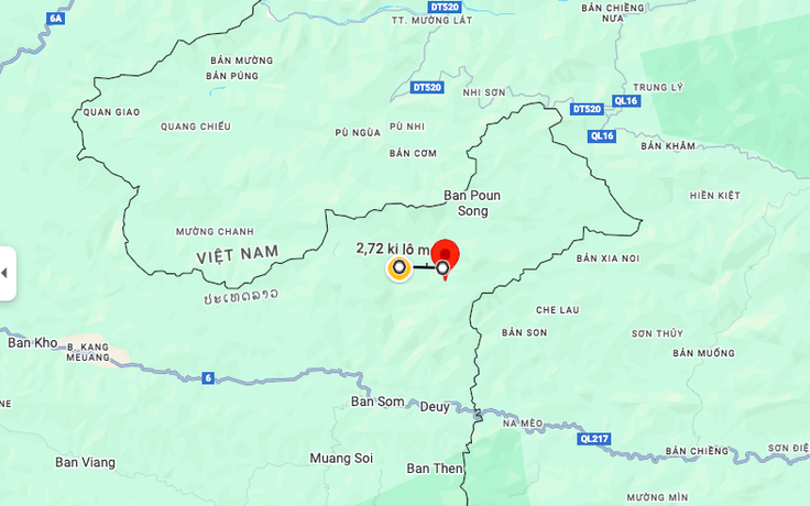 Lại xảy ra động đất tại Lào, sát biên giới Việt Nam