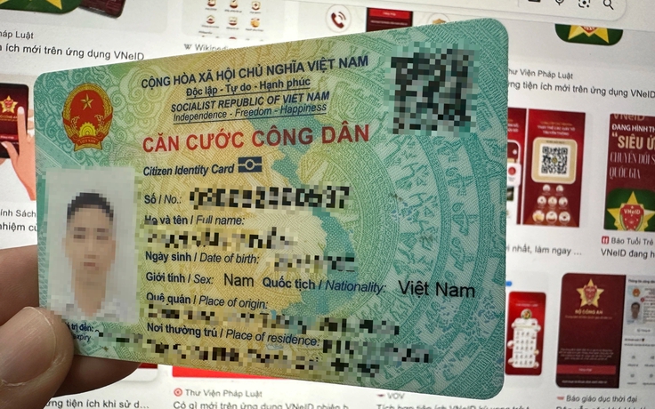 Từ 1.2026, dữ liệu dân cư được dùng thay thế căn cước và thông tin cư trú