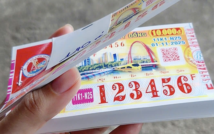 Hy hữu: Cọc vé số dãy 123456 trúng xổ số miền Nam, ai cũng bất ngờ