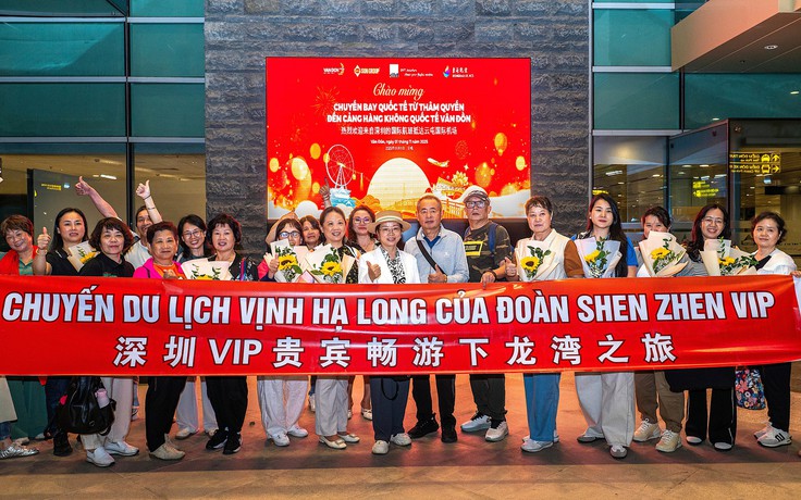 Vân Đồn chính thức khai thác chuyến bay charter tới Thâm Quyến