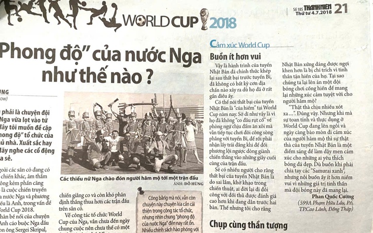 Thanh Niên và tôi: Báo Thanh Niên cho tôi lòng thật thà