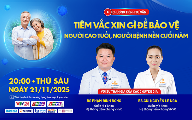 Tiêm vắc xin gì để bảo vệ người cao tuổi, người bệnh nền cuối năm?