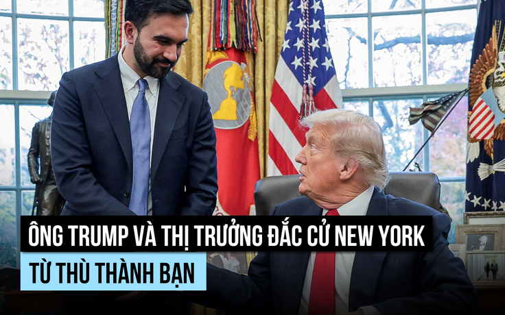 Ông Trump bất ngờ hữu hảo với thị trưởng đắc cử New York