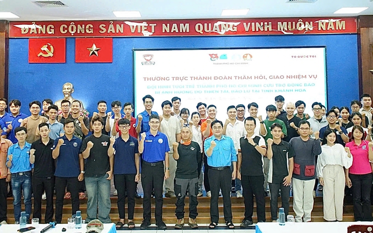 150 thanh niên tình nguyện TP.HCM lên đường ra vùng lũ hỗ trợ người dân