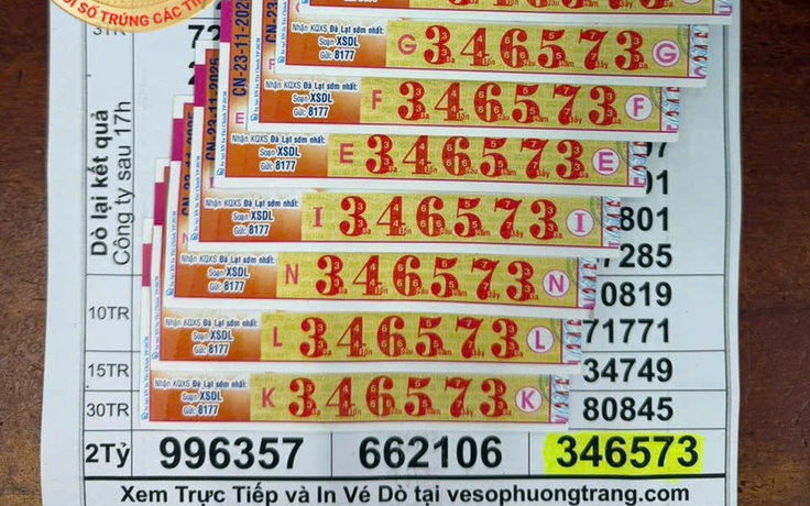 Người phụ nữ trúng 18 tỉ xổ số miền Nam: Mới trúng 50 triệu đầu tháng 11