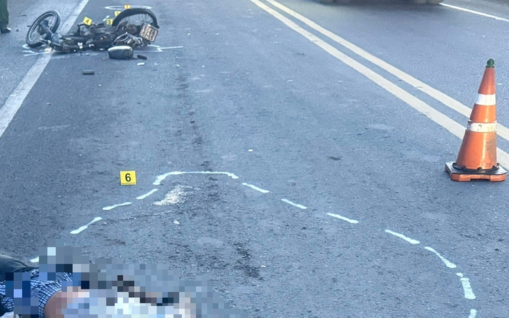 Tìm tài xế xe tải rời khỏi hiện trường vụ tai nạn chết người