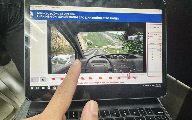 Đề xuất bỏ thi mô phỏng trong sát hạch lái xe ô tô