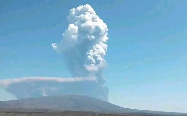 Núi lửa thức giấc sau 10.000 năm tại châu Phi