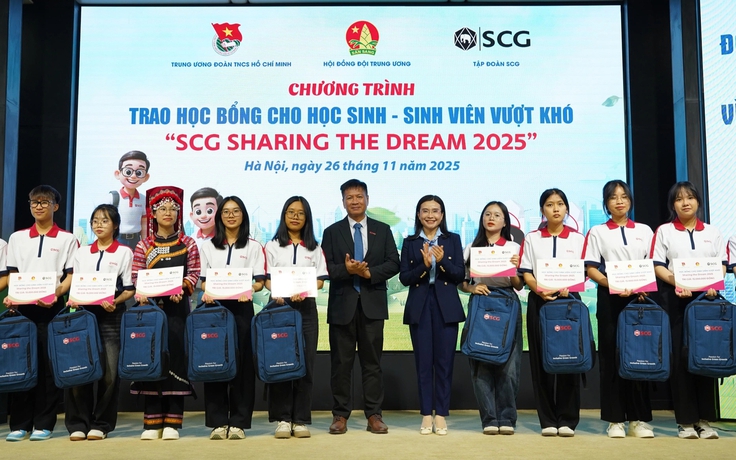 Trao học bổng SCG Sharing The Dream cho 150 học sinh, sinh viên