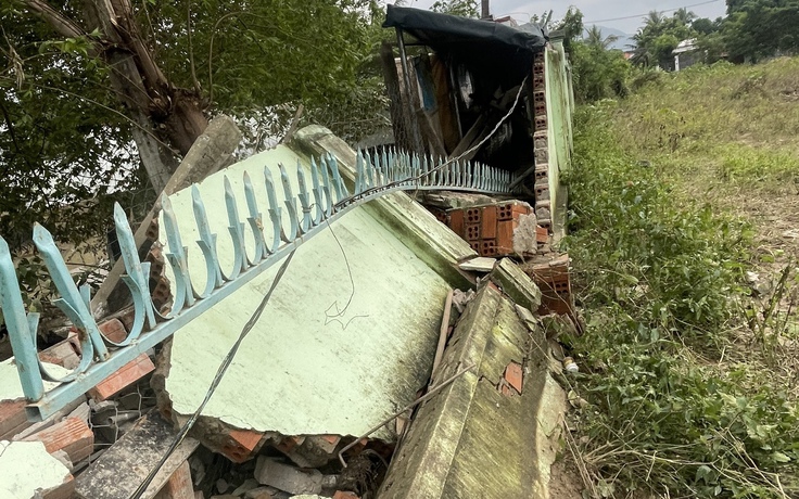 Tường rào sụp đổ không một cây sắt ở Nha Trang: Đơn vị thiết kế giải trình