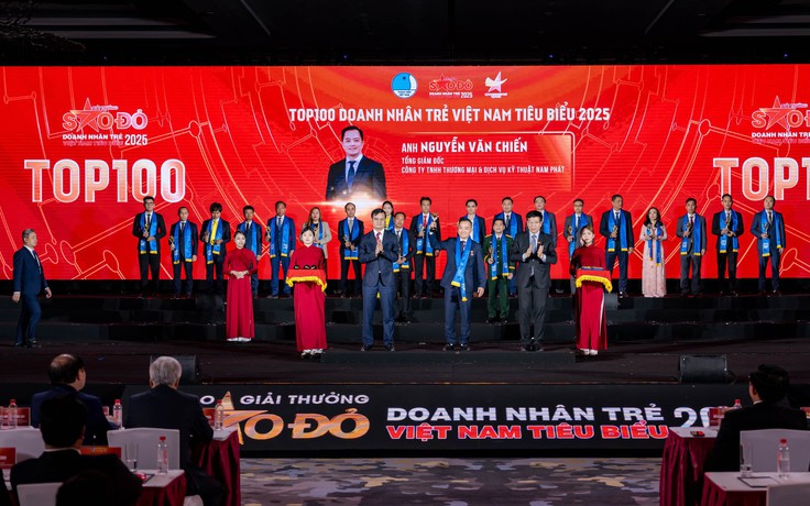 Tổng giám đốc Nguyễn Văn Chiến được vinh danh ‘Doanh nhân trẻ Việt Nam tiêu biểu 2025’