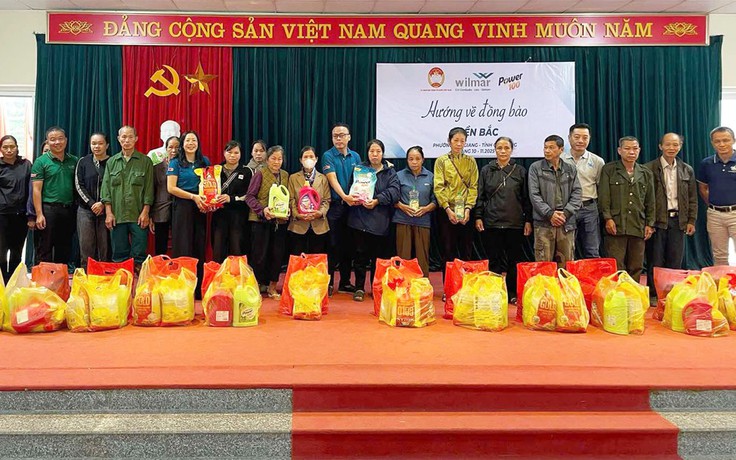 Tập đoàn Wilmar CLV trao tặng 15 tỉ đồng hỗ trợ người dân sau bão lũ