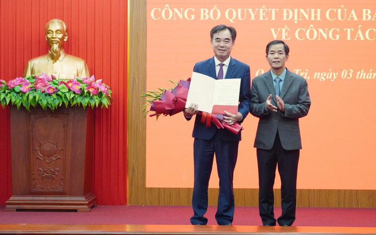 Ông Nguyễn Lương Bình giữ chức Trưởng ban Tổ chức Tỉnh ủy Quảng Trị