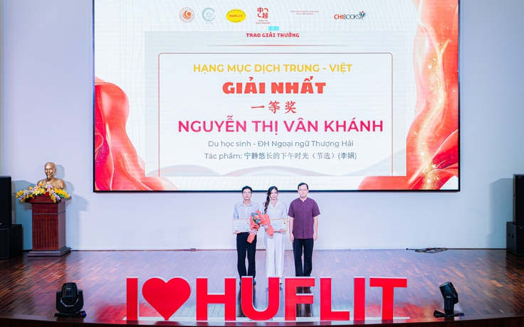 Đã tìm ra chủ nhân giải thưởng cuộc thi dịch văn học Việt-Trung, Trung-Việt