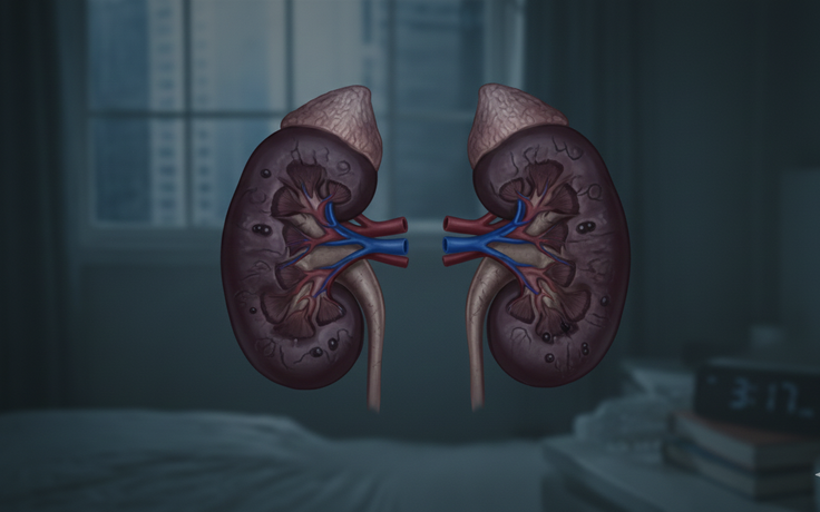 Gặp điều này trong khi ngủ khiến thận suy không phanh