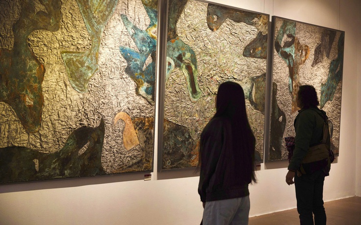 Tranh của Đinh Phong khiến họa sĩ Thành Chương rung động