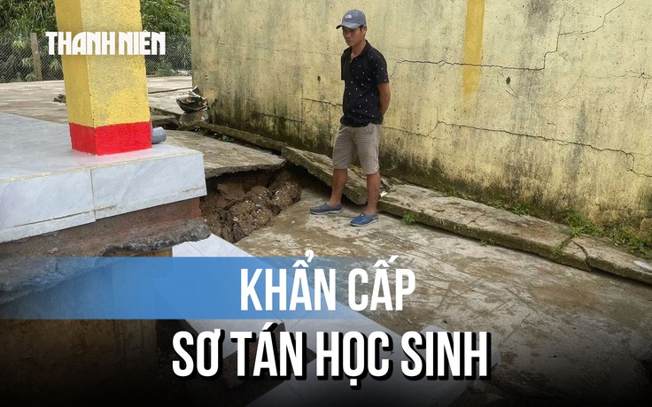 Đà Nẵng: Mưa lớn gây sụt lún điểm trường, khẩn cấp di dời học sinh