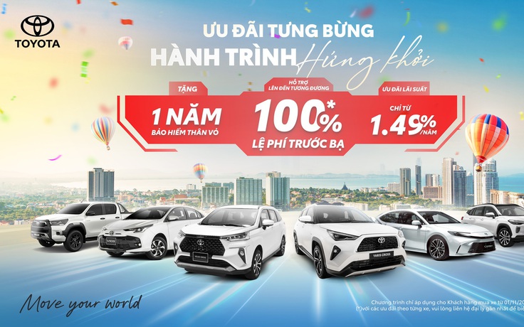 Tưng bừng lễ hội, Toyota tung ưu đãi tiết kiệm hơn 150 triệu đồng khi mua xe