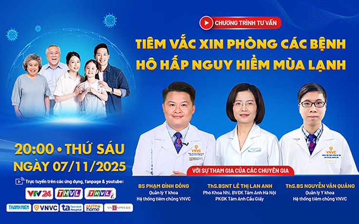 Tiêm vắc xin phòng các bệnh hô hấp nguy hiểm mùa lạnh