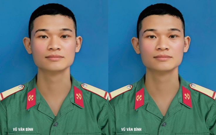 Thăng quân hàm vượt cấp lên thượng sĩ cho chiến sĩ Vũ Văn Bình