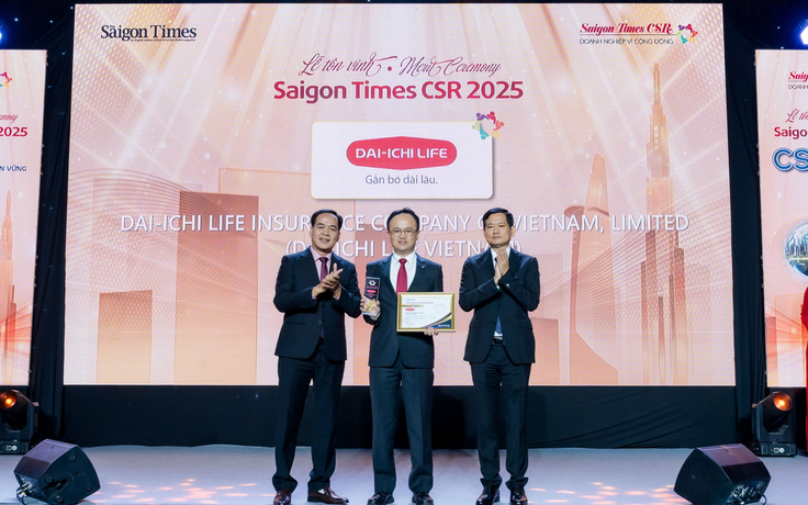 Dai-ichi Life Việt Nam được vinh danh ‘Doanh nghiệp vì cộng đồng – Saigon Times CSR’ 
