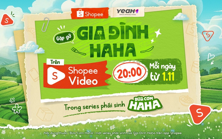 Gặp gỡ ‘Gia Đình Haha’ trong series phái sinh ‘Bữa Cơm Haha’ vừa lên sóng trên Shopee