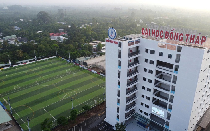 Trường ĐH Đồng Tháp sắp ra mắt sân bóng chất lượng cao phục vụ TNSV Việt Nam
