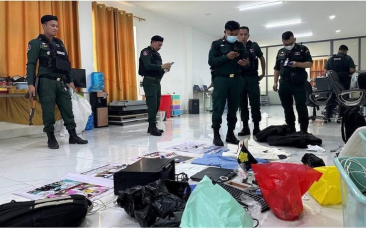 Campuchia bắt hơn 600 người nước ngoài tại 2 địa điểm lừa đảo trực tuyến