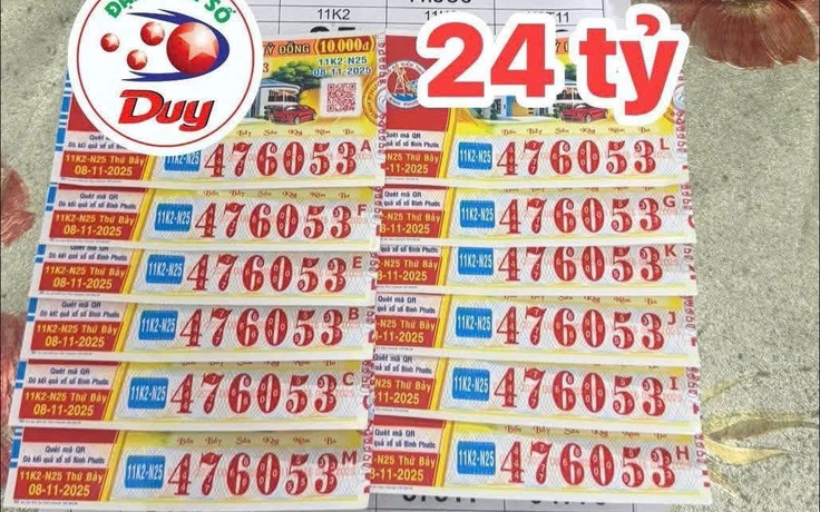 Cả xóm trúng độc đắc xổ số miền Nam: 13 tờ cùng dãy số 53 may mắn