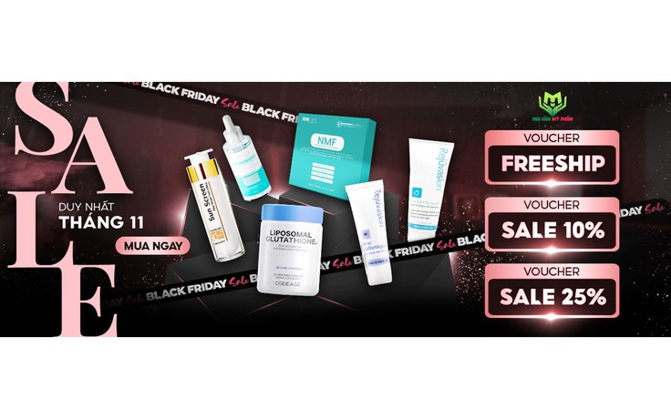 Ghim lịch gấp! Black Friday Mai Hân: Hàng hiệu rủ nhau 'rớt giá', freeship 'tới bến'