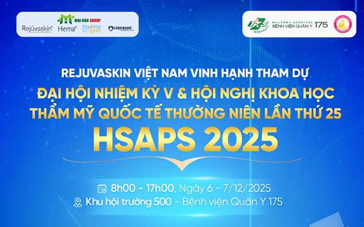 Rejuvaskin Việt Nam sẵn sàng hội thảo khoa học HSAPS 2025