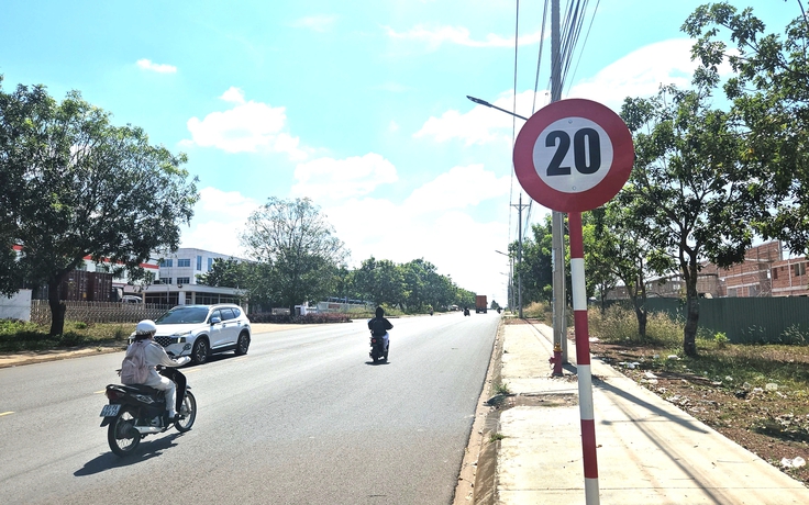 Biển báo 20 km/giờ ở Đồng Nai: Sở Xây dựng nói gì?