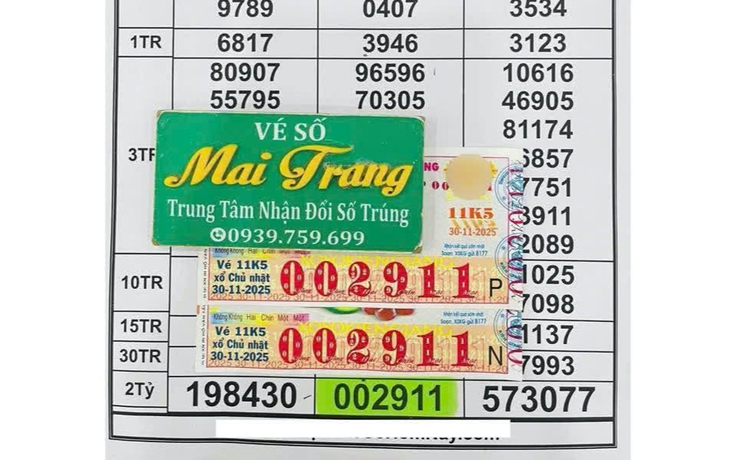 Người đàn ông ở Cần Thơ trúng 4 tỉ xổ số miền Nam, nhận hết tiền mặt