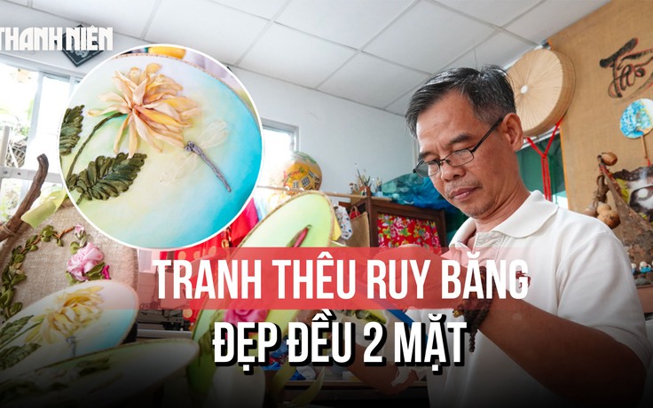 Thợ may Cần Thơ trình làng kỹ thuật thêu lạ, mặt sau đẹp không kém mặt trước