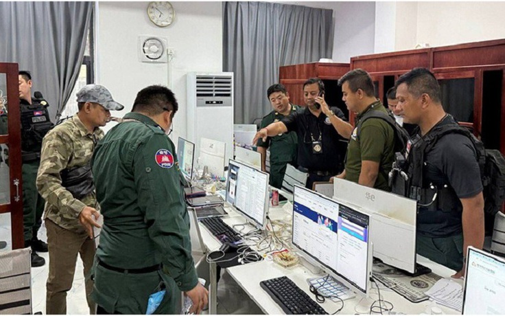 Campuchia, Hàn Quốc phối hợp đột kích mạng lưới lừa đảo trực tuyến, bắt 50 người