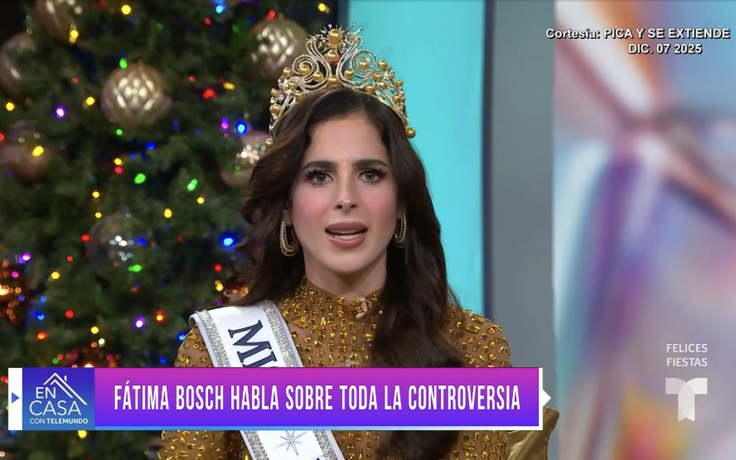 Tân Hoa hậu Hoàn vũ thẳng thừng bỏ về khi bị nhắc ồn ào đăng quang