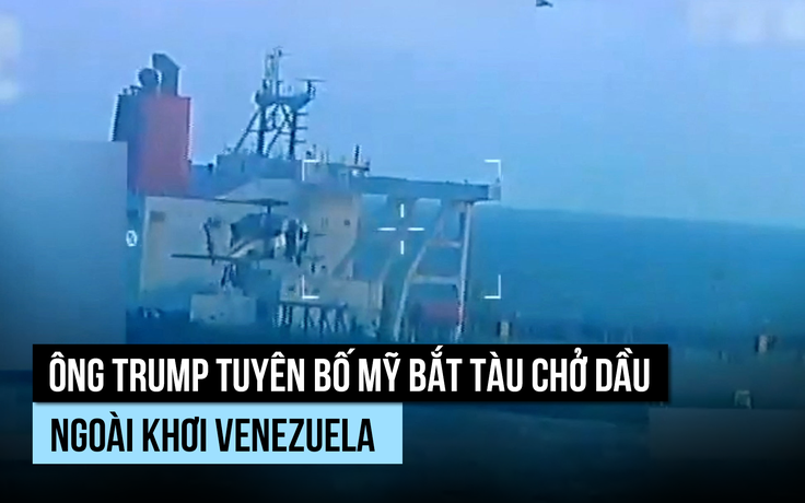 Xem lực lượng Mỹ bắt tàu chở dầu ngoài khơi Venezuela