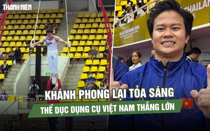 Khánh Phong lại tỏa sáng: Thể dục dụng cụ Việt Nam thắng lớn ở nội dung vòng treo